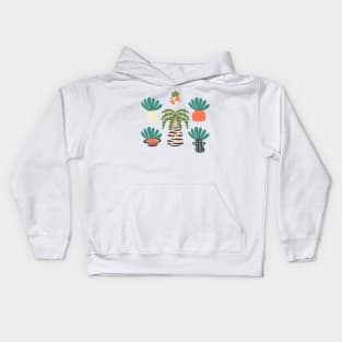 Stylish Plants in Pots Kids Hoodie